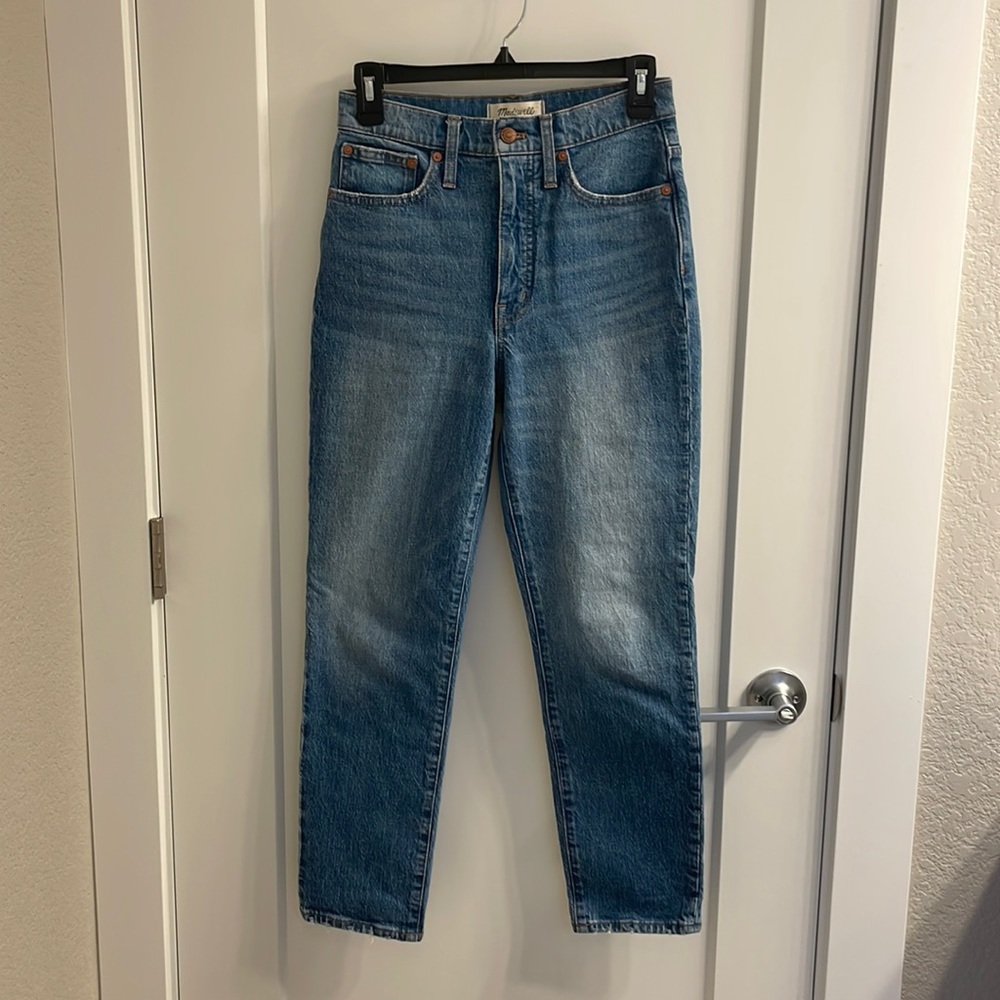 Madewell classic straight jean